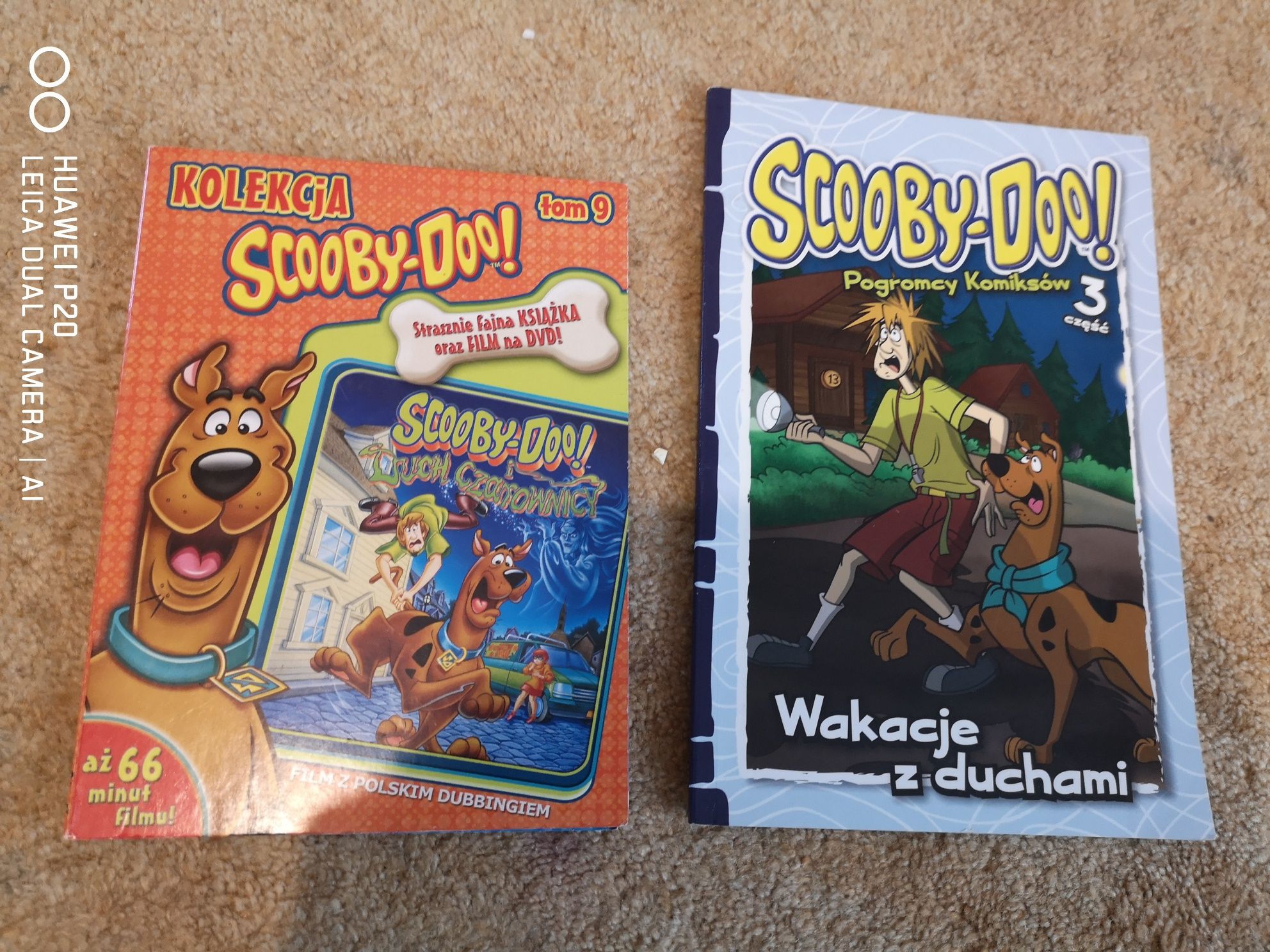 Scooby-Doo komiks Książeczka z filmem dvd.