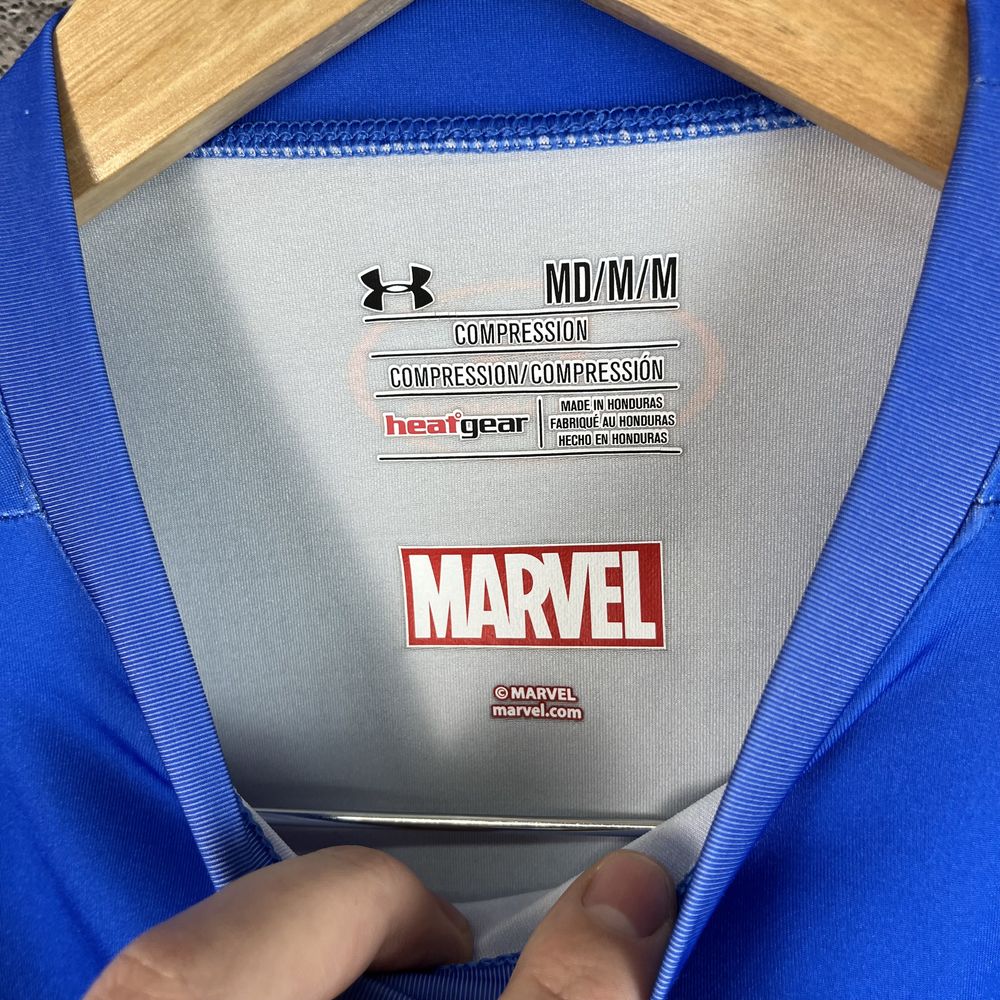 Термо футболка Under Armour Marvel Captain America спортивна оутдор