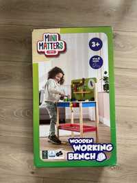 Drewniany stół warsztatowy dla dzieci Mini Matters drewniane zabawki