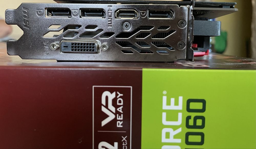 Видеокарта msi gtx 1060-6gb Gaming X