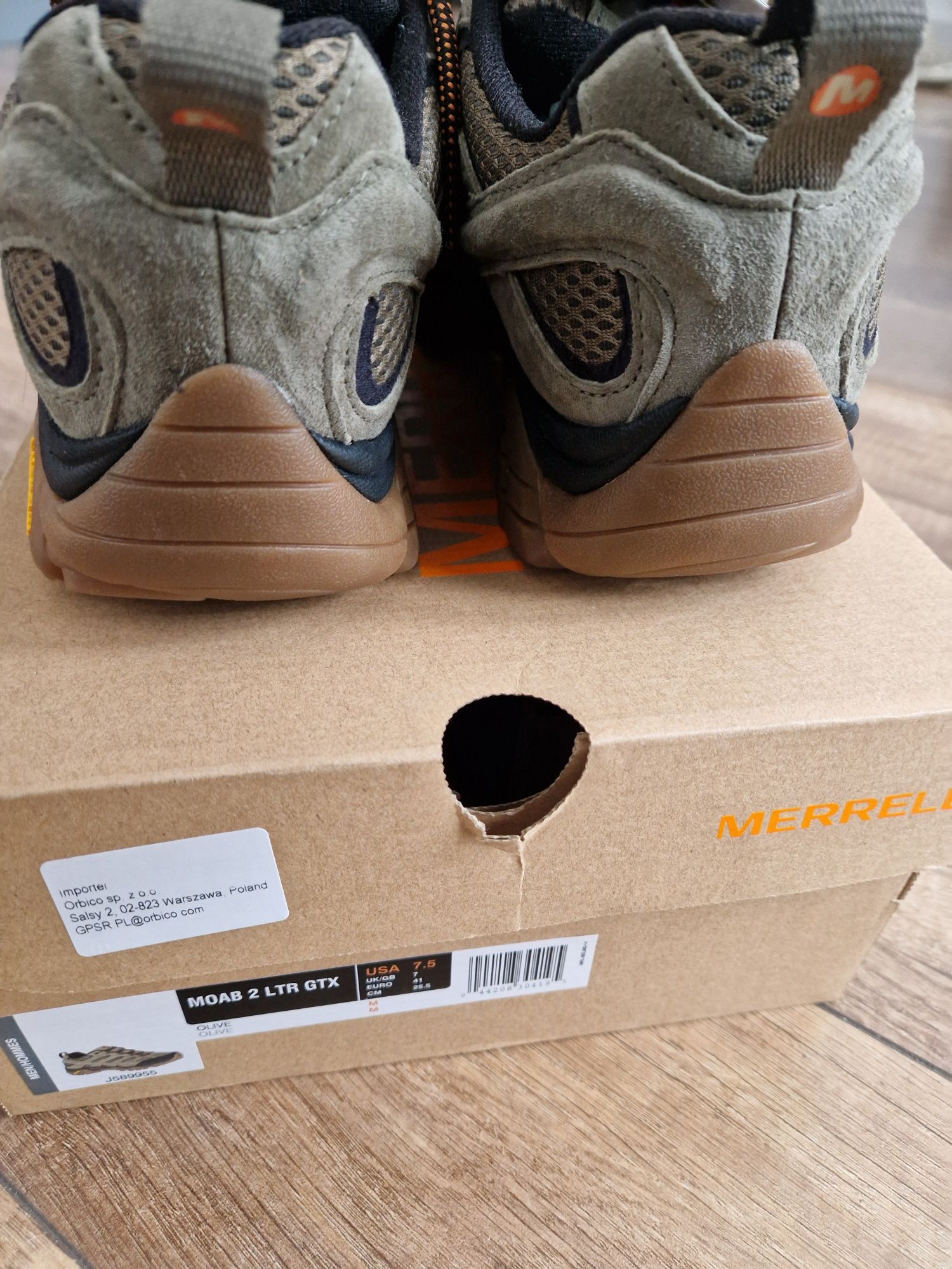 Buty Merrell Moab2 LTR GTX  rozm.41 USA 7,5 z gwarancją