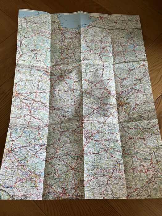 Mapa samochodowa Polska dla zawodowców 1:750000 TIR
