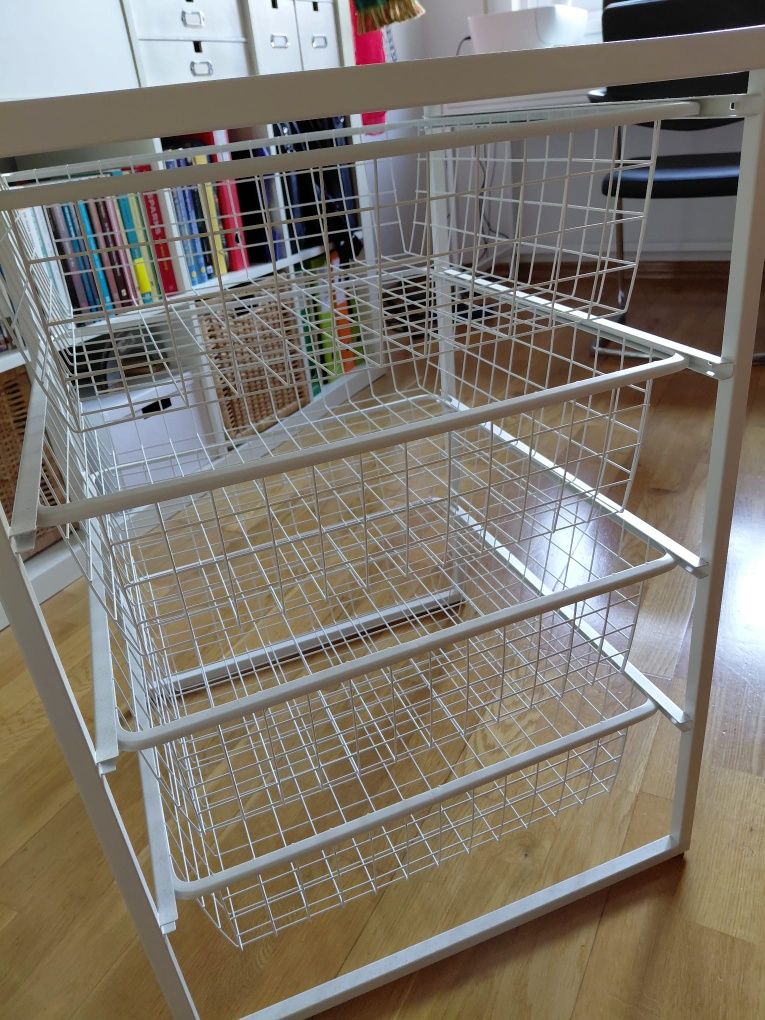 Módulo com gavetas em metal, IKEA