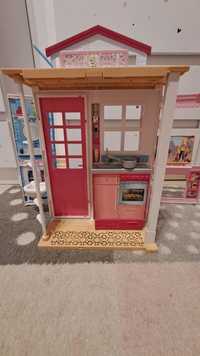 Domek dla lalki Barbie, Mattel, z akcesoriami