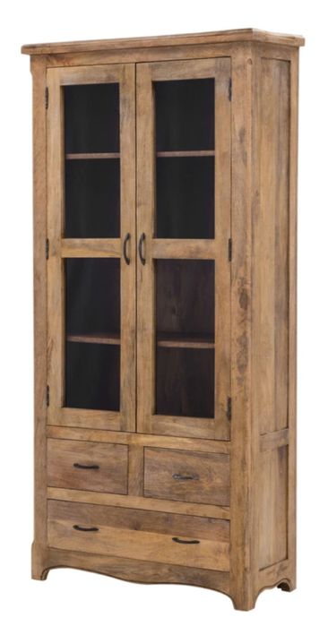 Witryna Drewniana Przeszklona Drzewo Mango Artistico