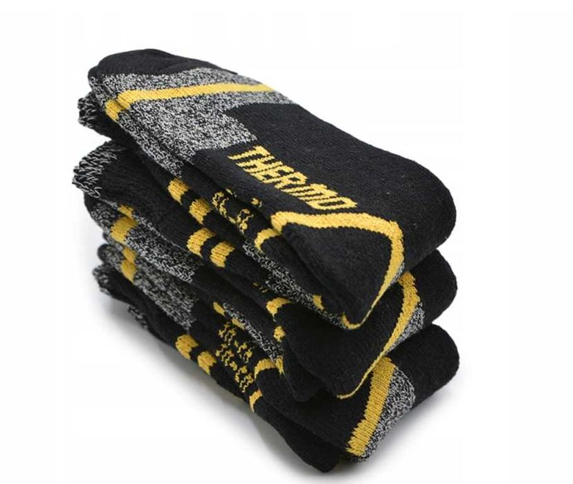 Ciepłe skarpety Wełniane ALPAKA skarpetki TERMO WORK BHP 43-46 prezent