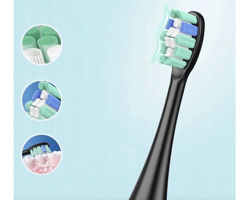 4x Końcówki Główki do Szczoteczki Sonicznej Philips Sonicare W2 Profil