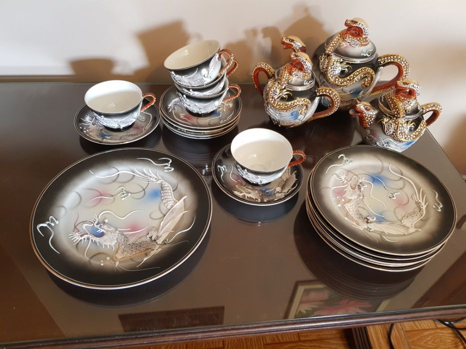 Conjunto/Serviço Chá Chinês Antigo