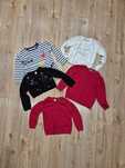 Sweter dziewczęcy 5szt. rozm.110