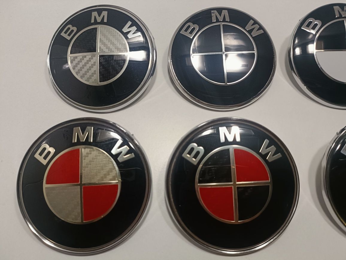 Emblema Símbolo Logotipo BMW Frontal/Traseiro 82mm Várias cores
