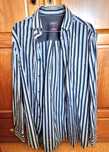 Camisa às riscas multicoloridas Giovanni Galli, tamanho S