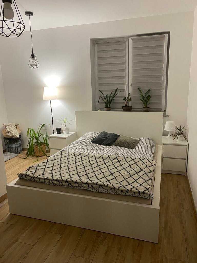 Łóżko z 4 pojemnikami Ikea MALM 160x200cm