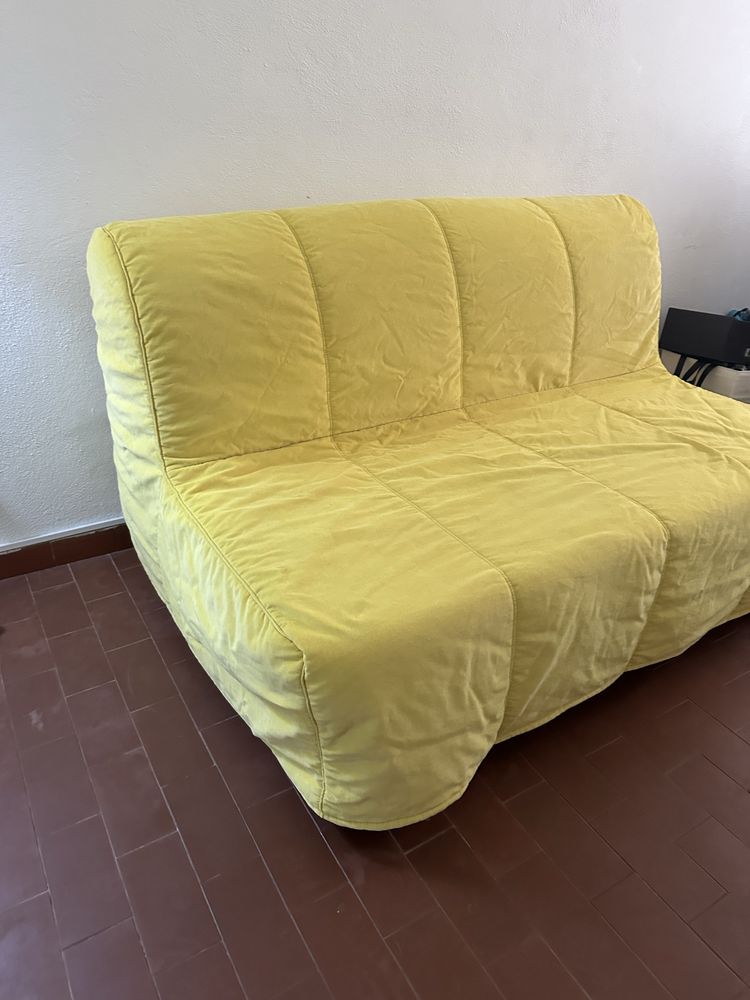 Sofa cama LYCKELE 2lug amarelo