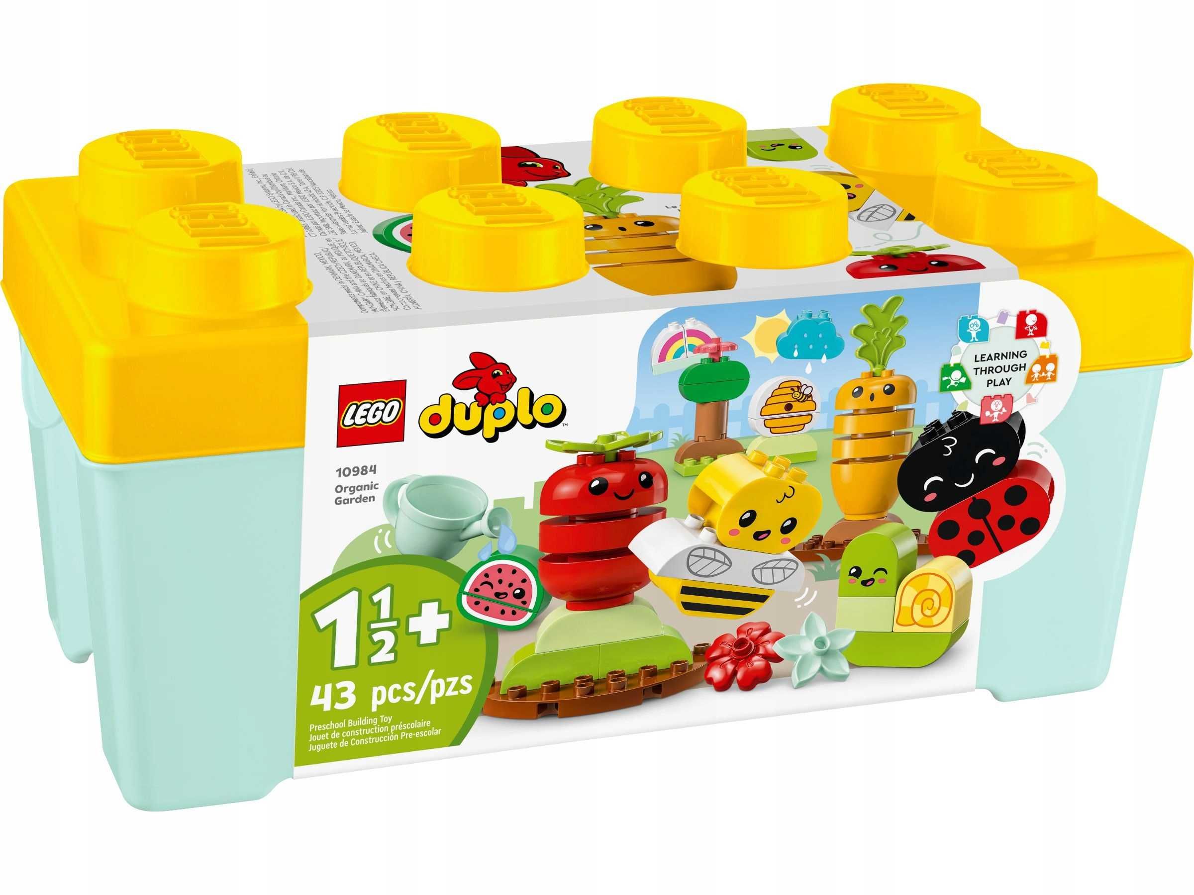 LEGO DUPLO 10984 Ogród Uprawowy Warzywa Owoce Klocki *NOWE*