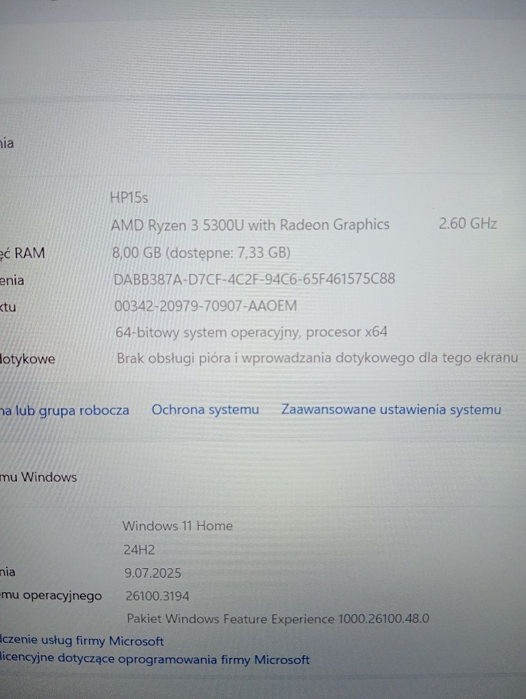 Laptop HP 15s-eq2