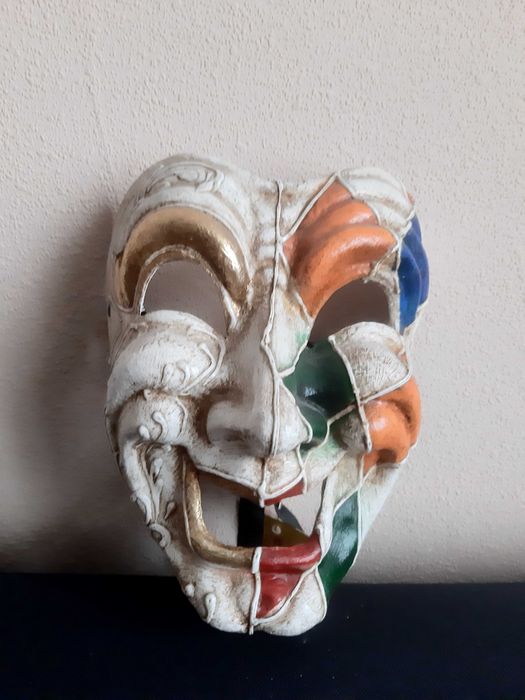 Маска венецианская Арлекино