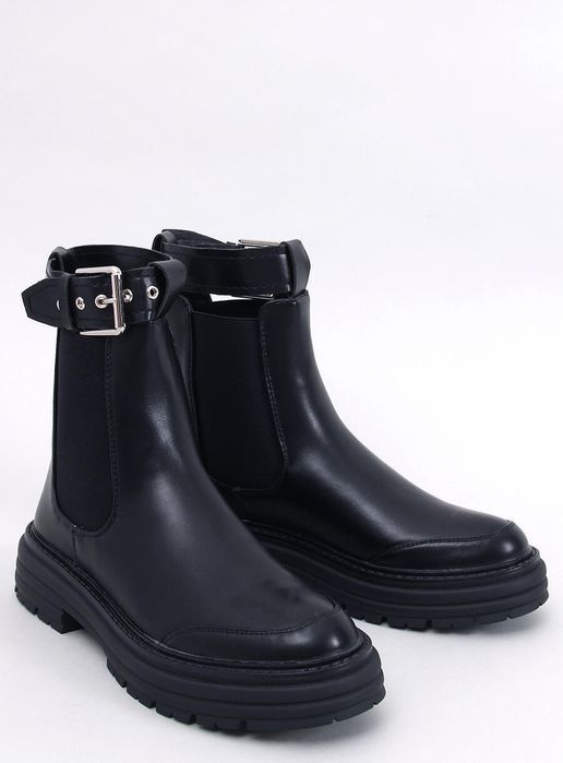 Sztyblety Damskie Stoke Black Pu