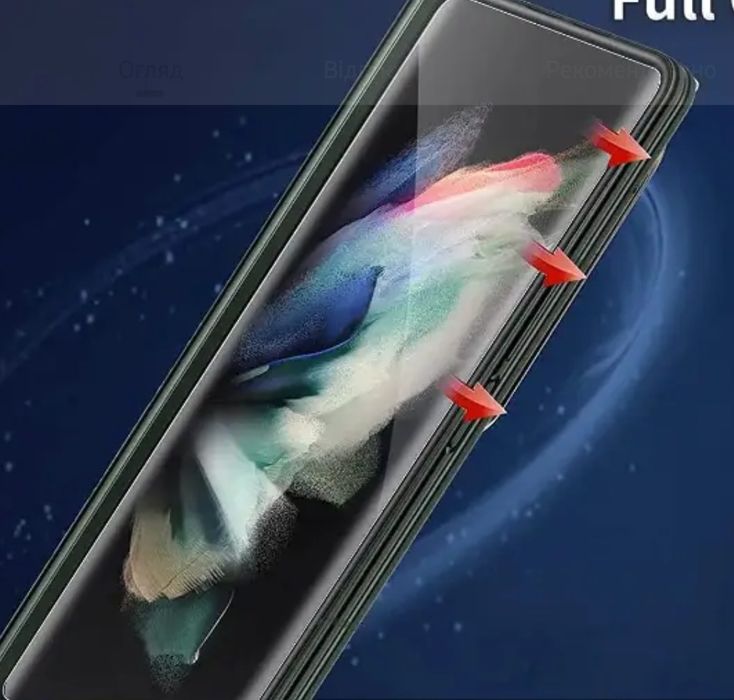 Комплект 3-в-1 захисних плівок,захисне скло для   Samsung FOLD 3/4/5/6