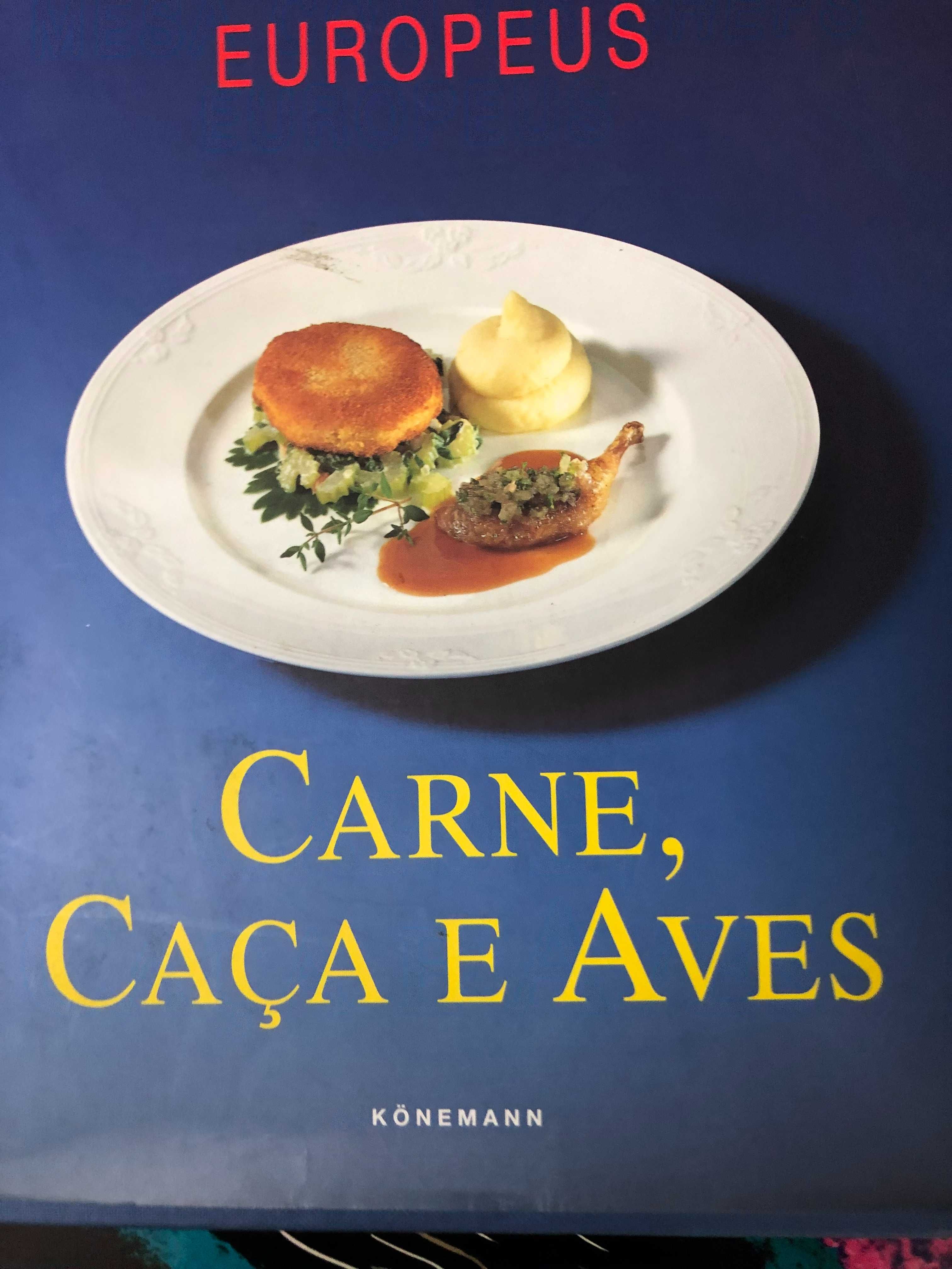 À Mesa com os Chefes Europeus - Dois Livros de culinária