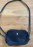 Torebka czarna listonoszka Ralph Lauren