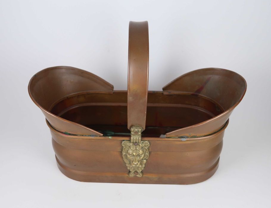 Cesta Floreira em cobre