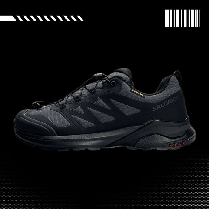 Salomon X ADVENTURE GTX Grey Black - зимні чоловічі кросівки