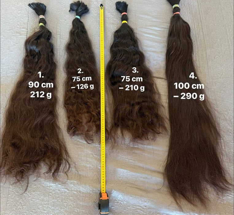 Sprzedam naturalne dziewicze włosy – długość 70–90 cm