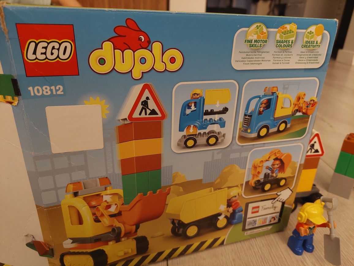 Lego Duplo ciezarowka i koparka gasienicowa 10812