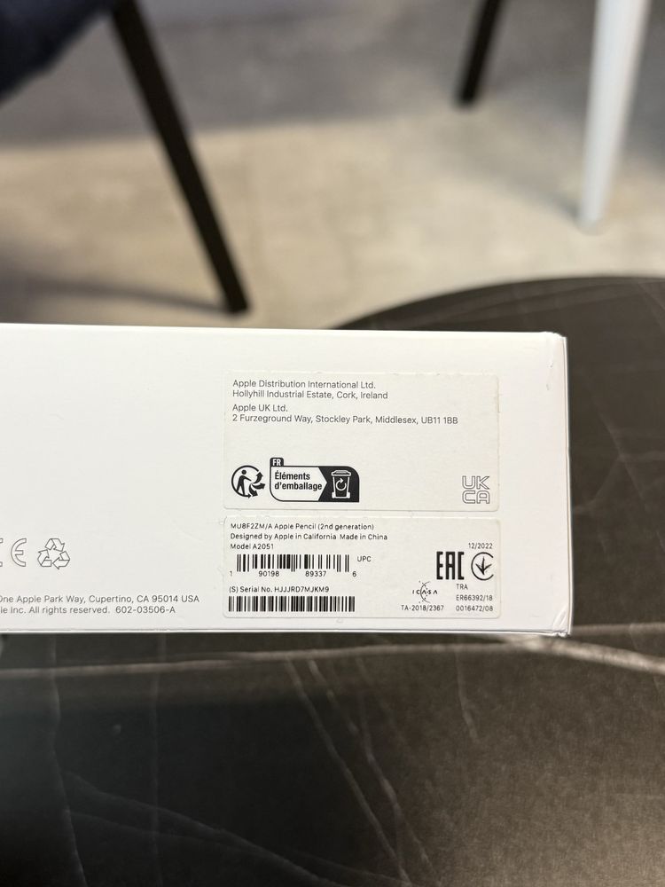 Стилус Apple Pencil 2nd generation Оригінал (2 покоління)