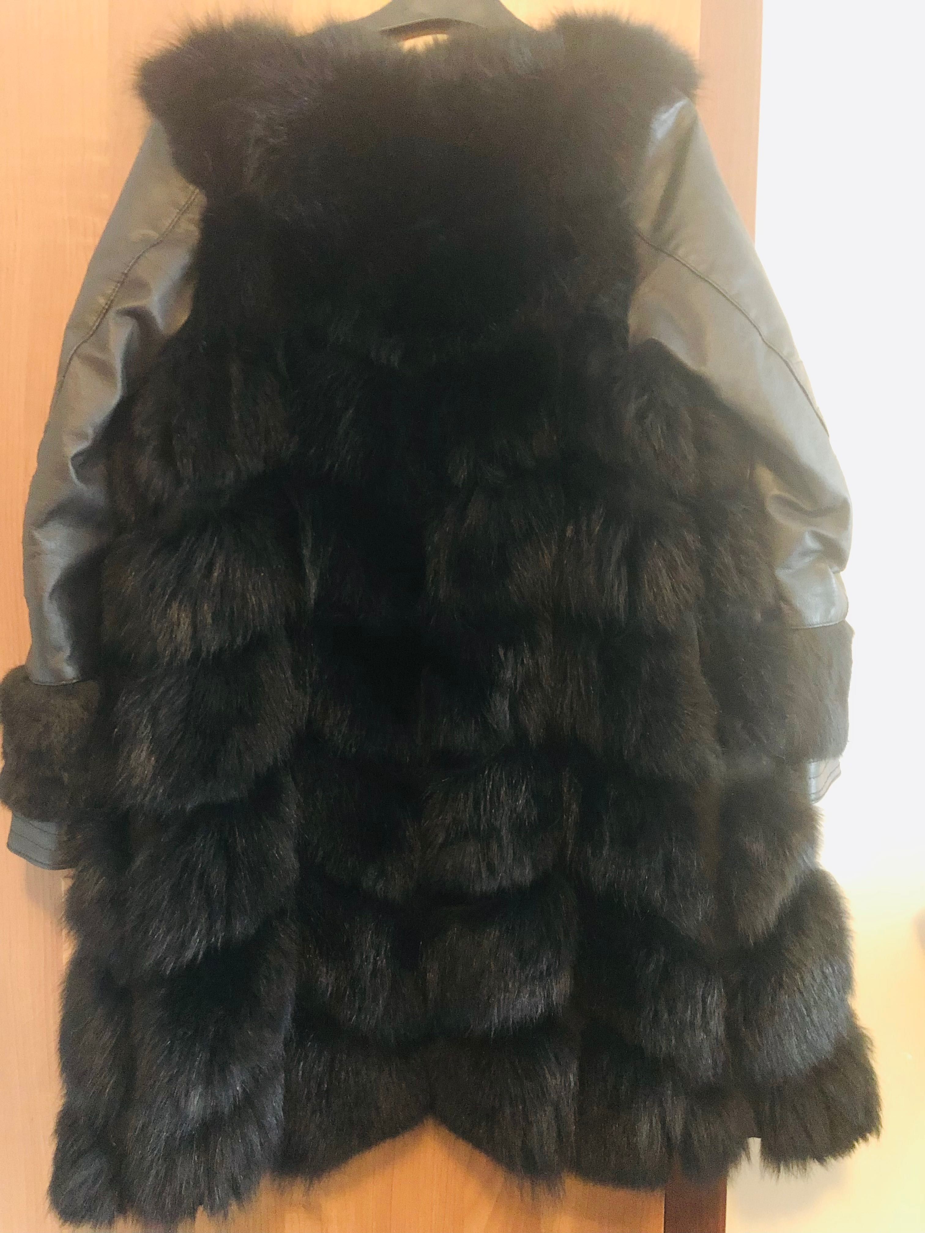 Kurtka lis naturalny M/L