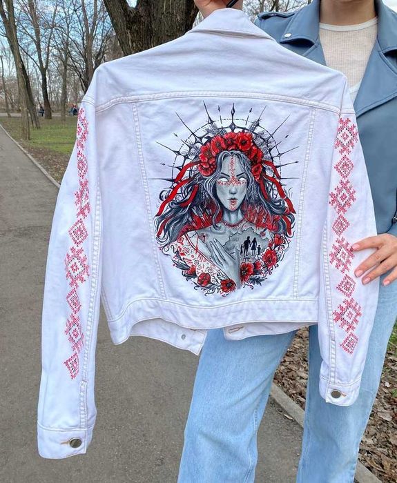 Джинсовка (ручний розпис) розпис одягу