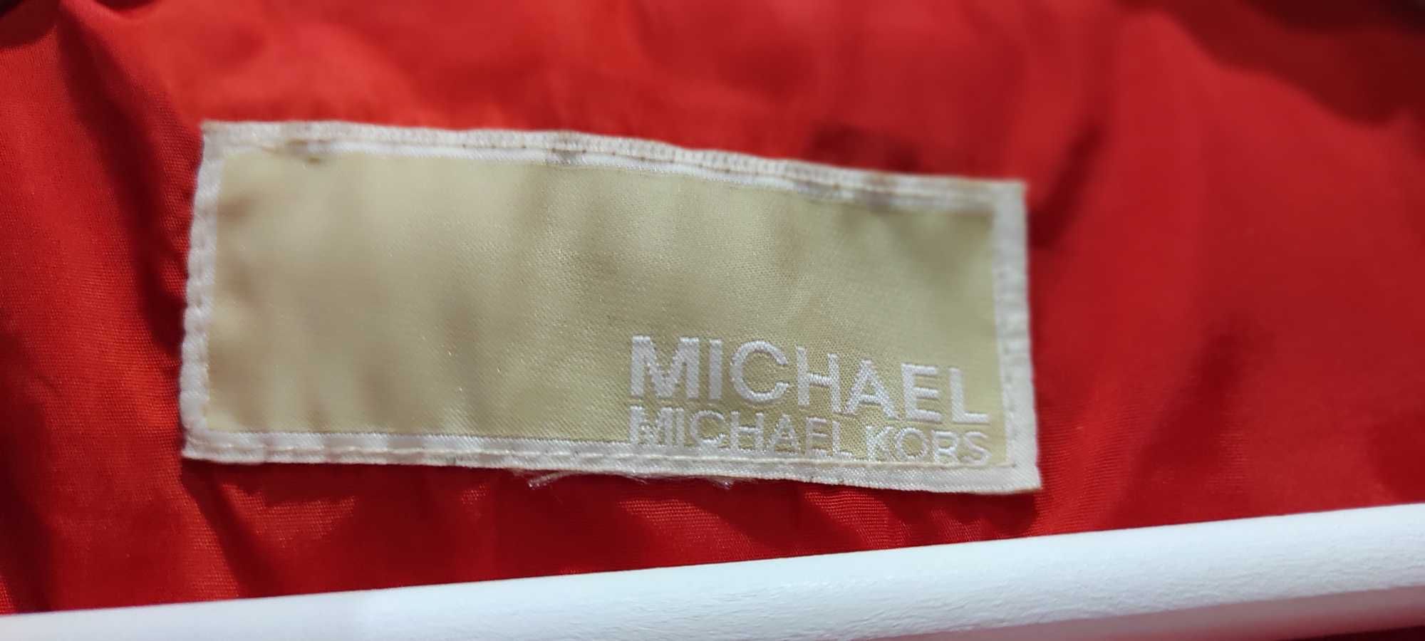 Excelente parka Mickael Kors laranja oversize