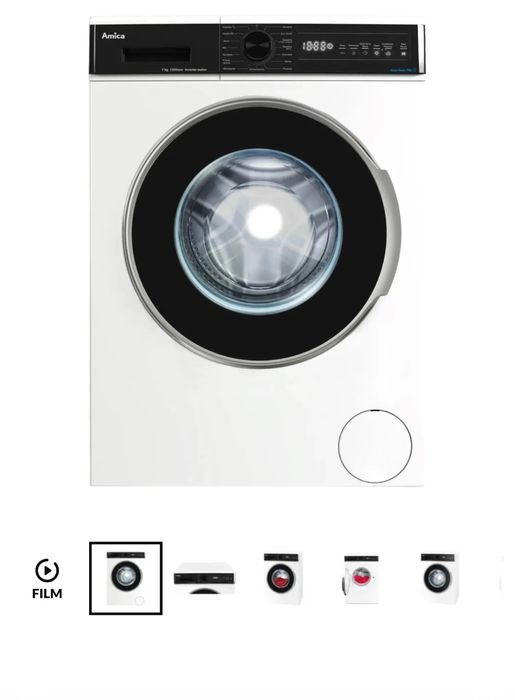 Pralka Amica WA3S712BLiSEB – sprawna, z uszkodzeniem obudowy – Lublin