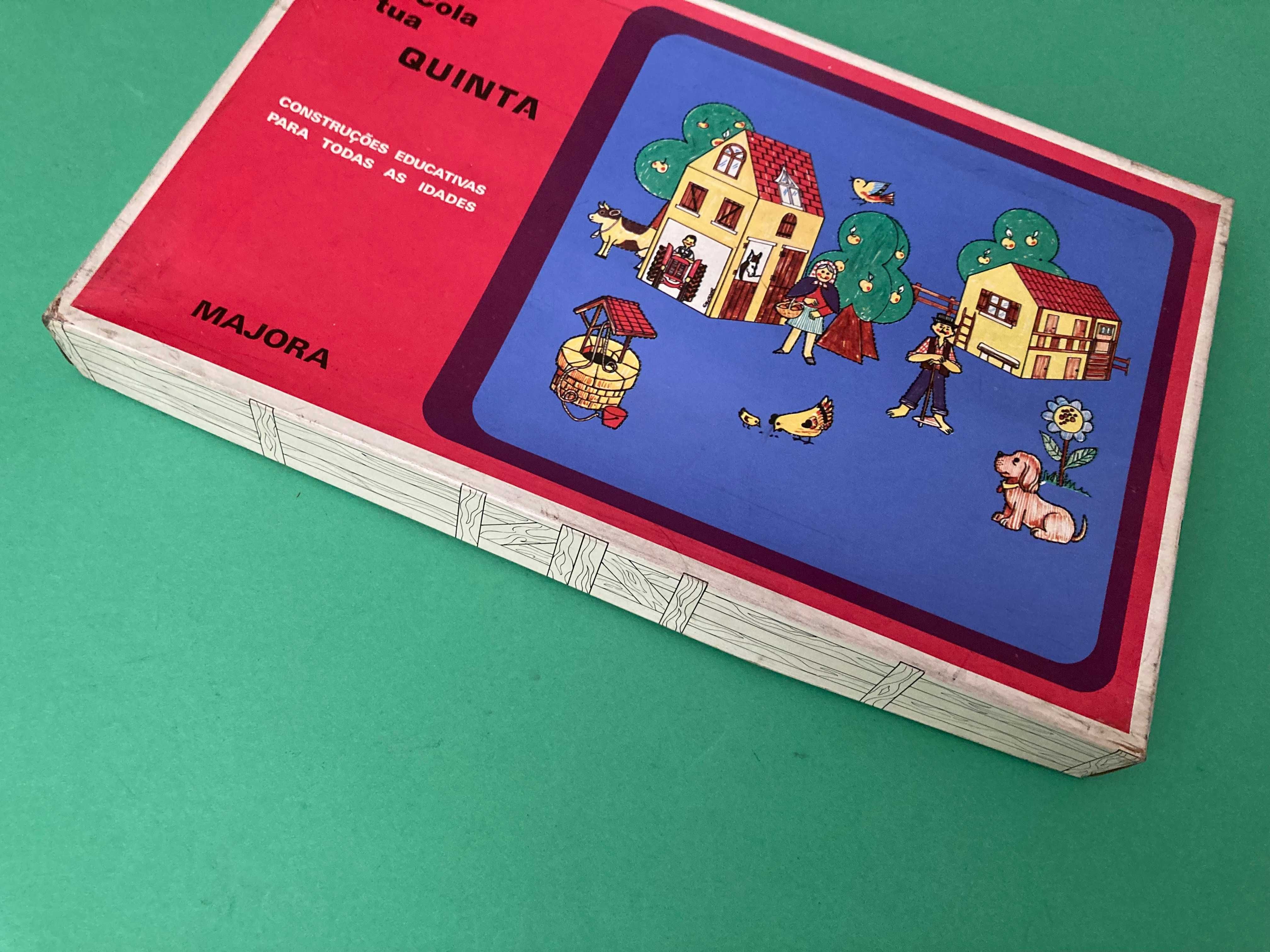 Jogo Pinta, Recorta e Cola a tua Quinta da Majora Antigo