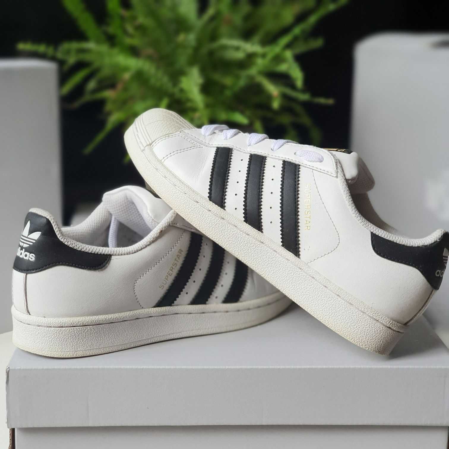 Buty Adidas Superstar - białe / czarne - r. 38 - oryginalne