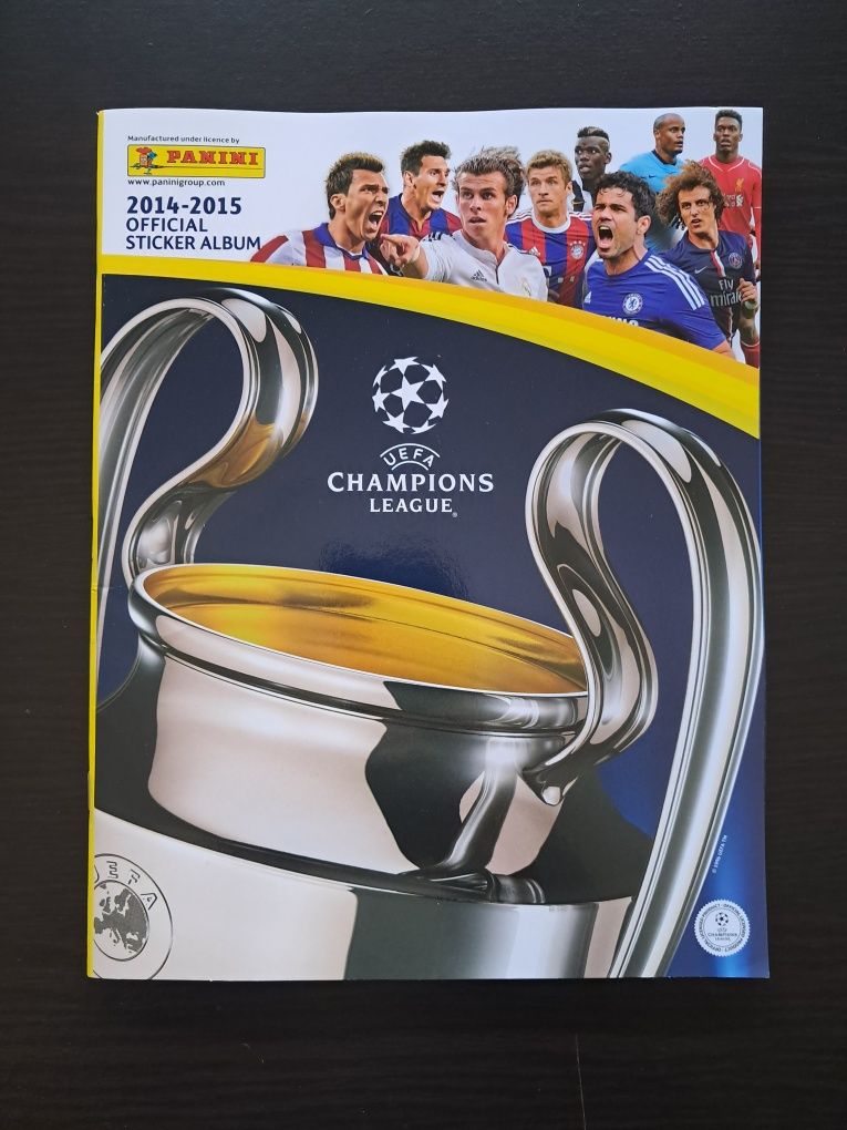 Caderneta vazia de cromos Futebol UEFA Champions League 2014 Panini