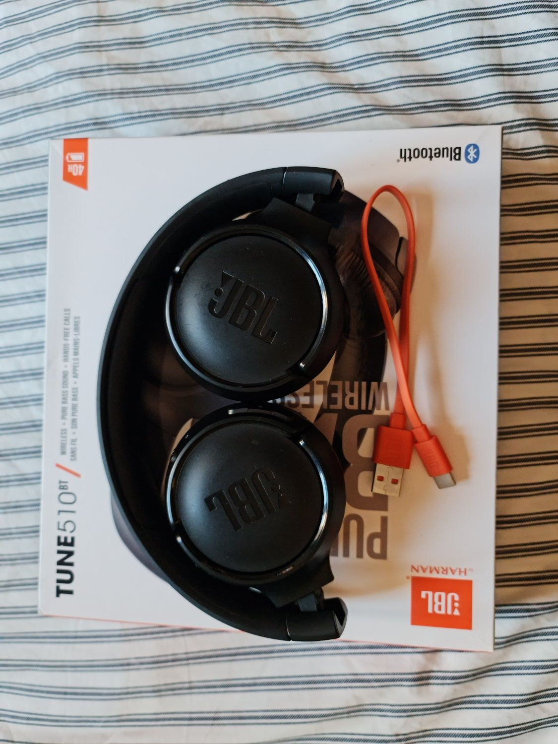 JBL Tune510BT  novo com caixa e carregador original