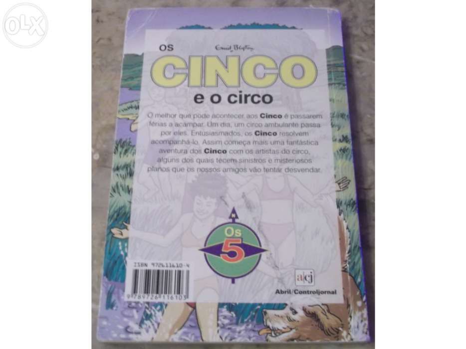 Livro coleção Os Cinco