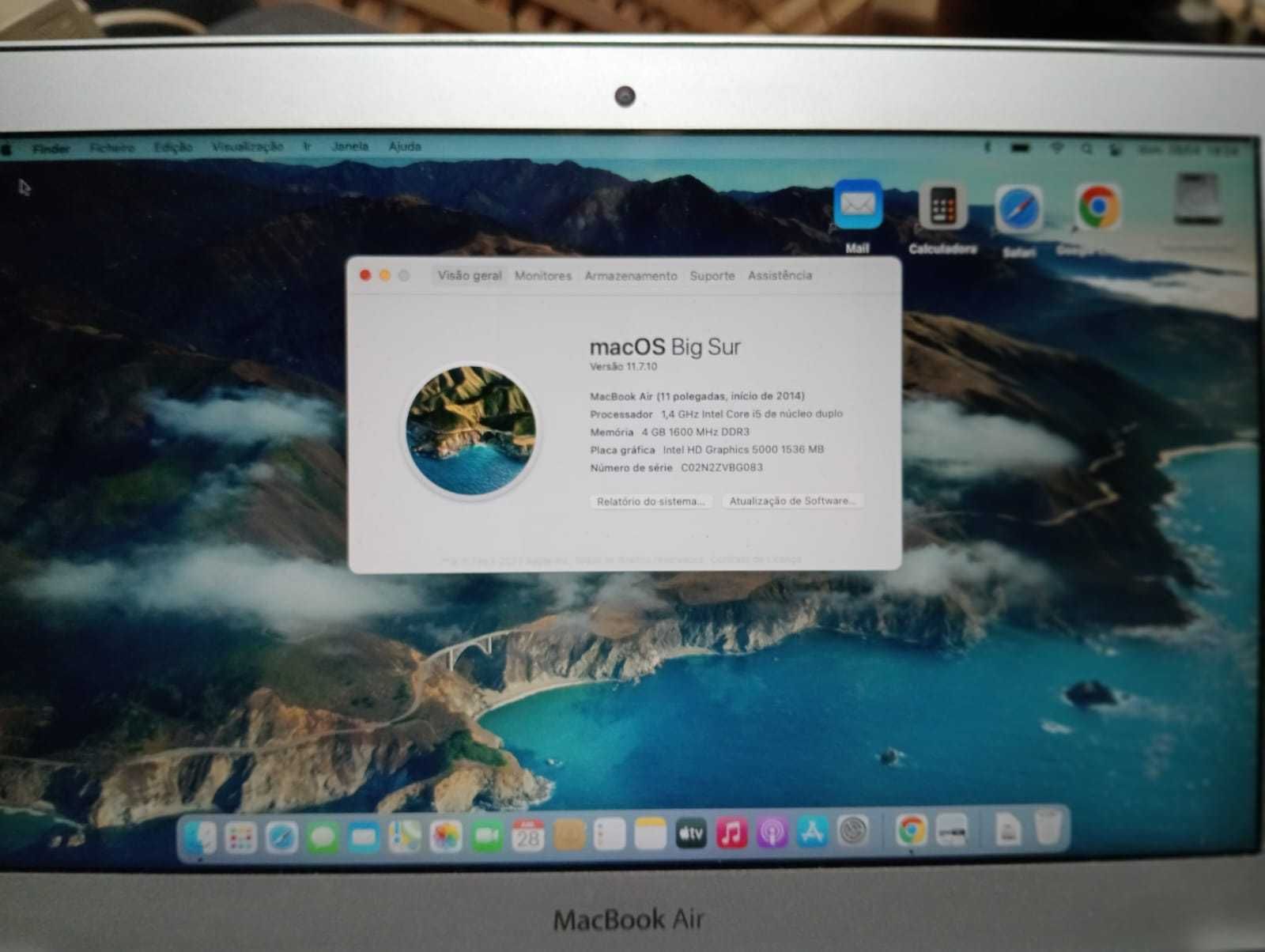 MacBook Air 11, Portatil com caixa original