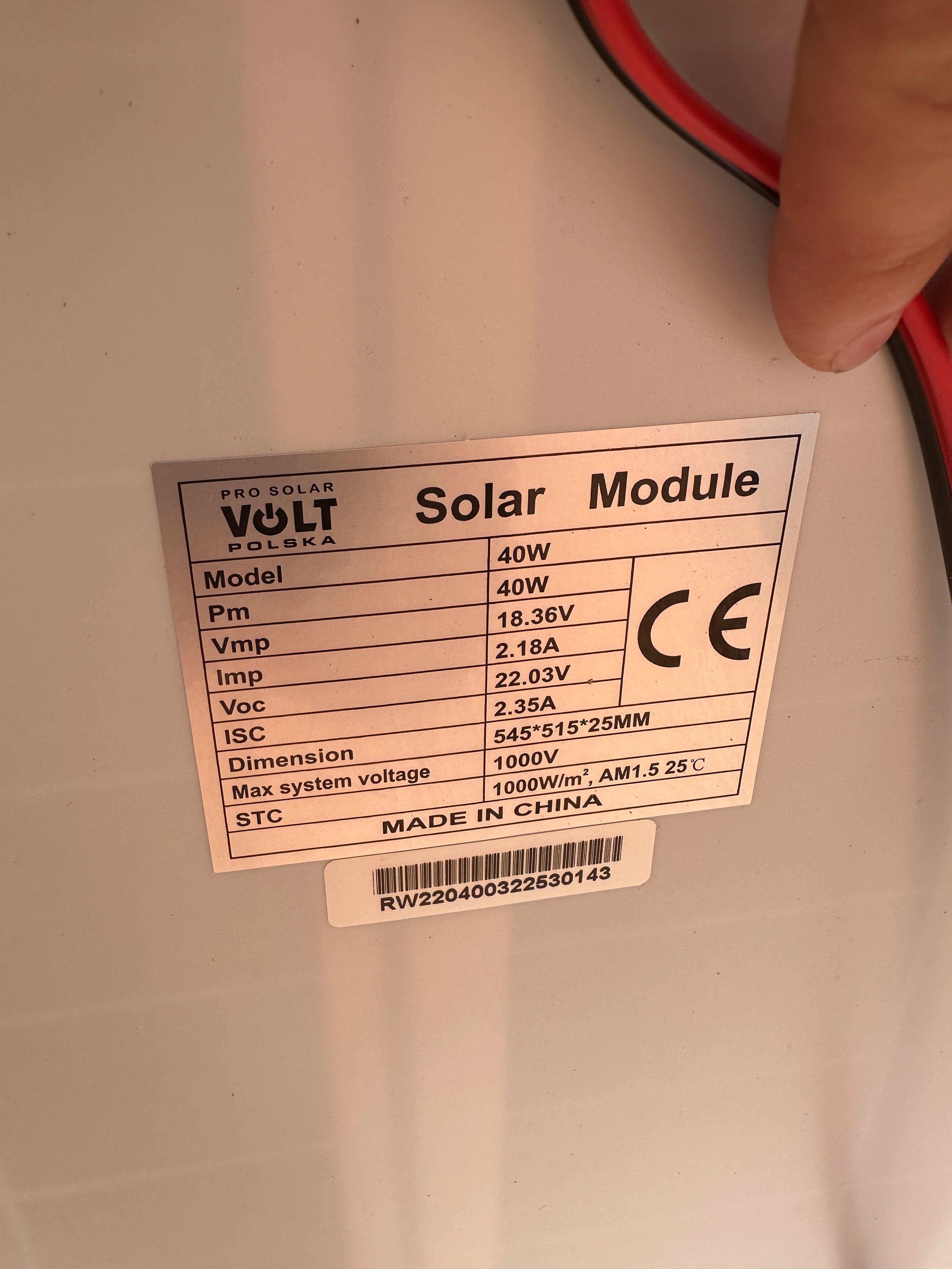 Panel solarny 40w nowy