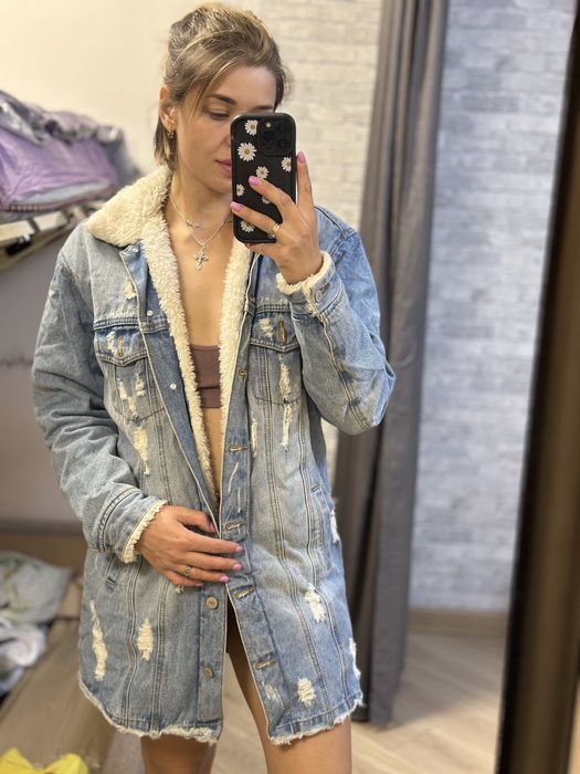 Джинсовка теплая