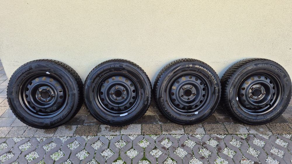 Koła felgi stalowe 15" Kia Hyundai 5x114,3 opony zimowe