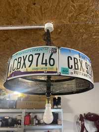 Vintage lampa do garażu gadżet !