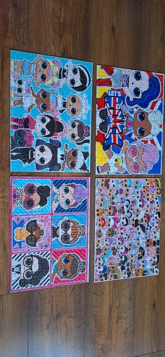 Puzzle LOL Surprise Ravensburger 4 x 100 elem.