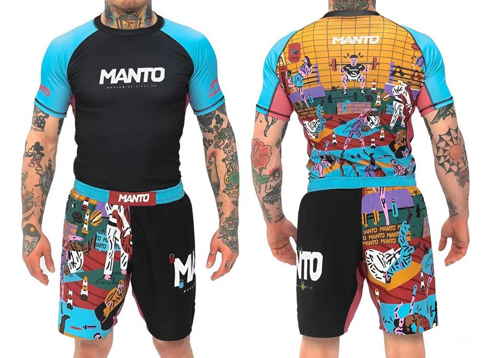 Комплект Рашгард + Шорты Manto Gym/Debza/Gradient