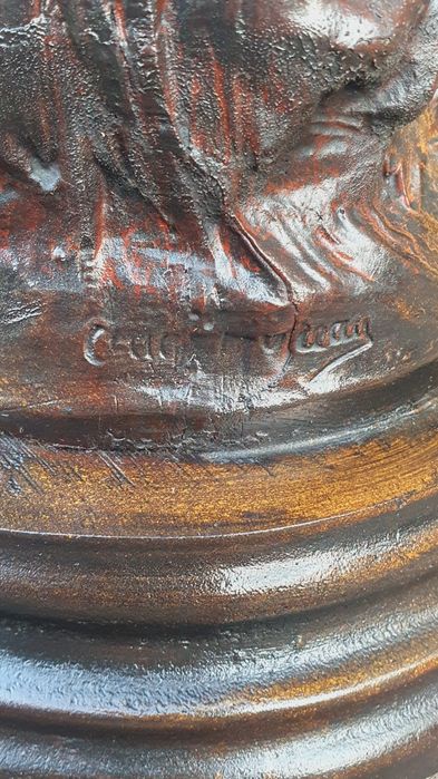 Lampka nocna  sygnowana August Moreau