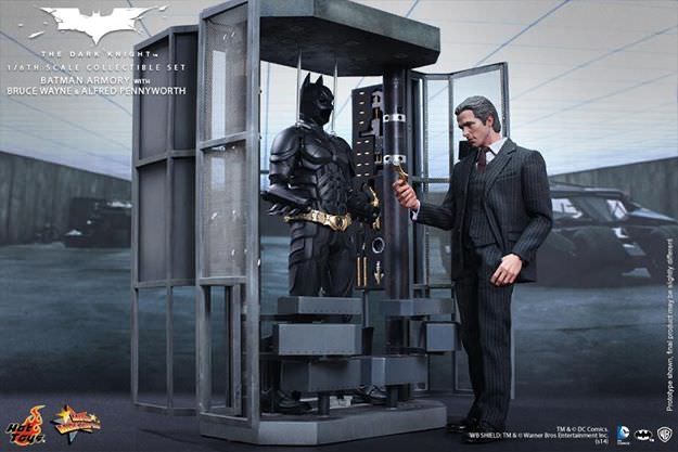 Фигурка 1/6 hot toys mms 236 TDK BATMAN ARMORY BRUCE & ALFRED