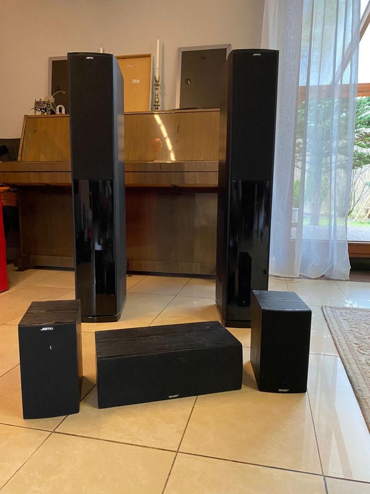 Amplituner AV Yamaha RX-V467 + kolumny Jamo S606