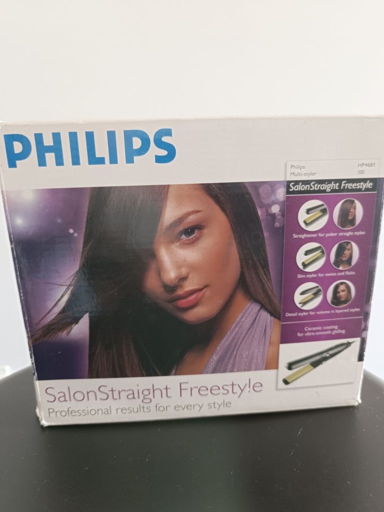 Placa Philips para cabelo com 3 opções