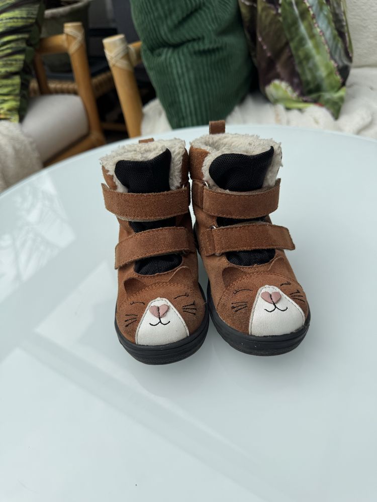 Śniegowce buty zimowe mido 24 rude kotki te-por